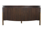 Table basse Luxor brown 95Ø