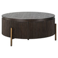Table basse Luxor brown 95Ø
