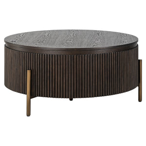 Table basse Luxor brown 95Ø