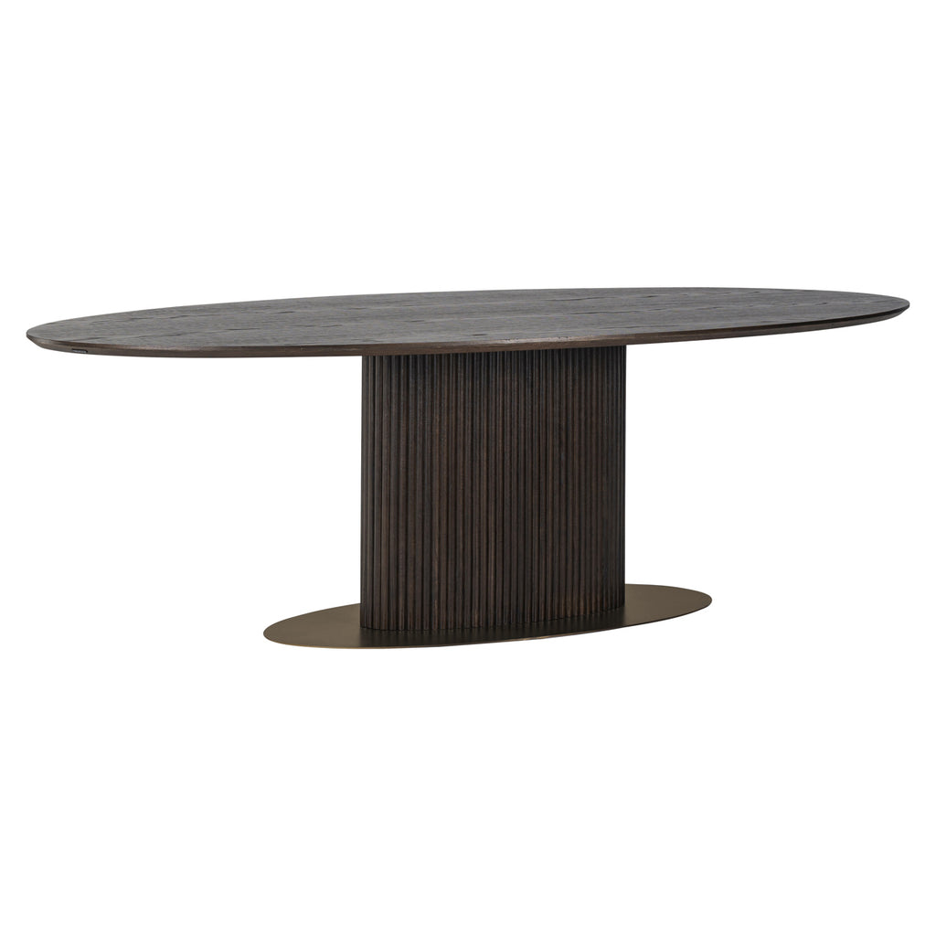 Table à manger Luxor brown oval 235