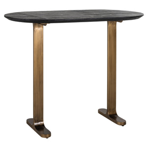 Table de bar Revelin black/gold 140