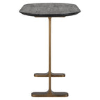 Table de bar Revelin black/gold 140