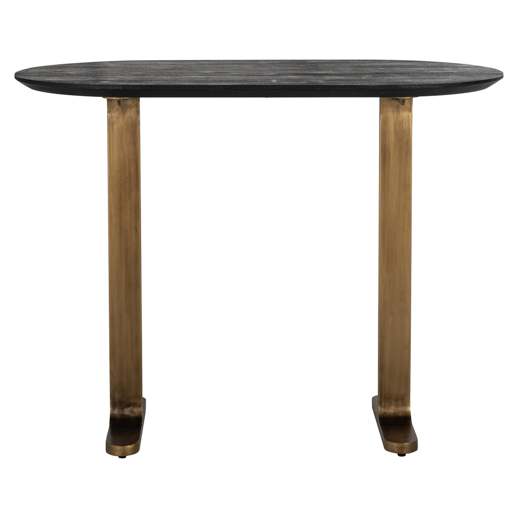 Table de bar Revelin black/gold 140