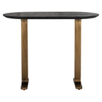 Table de bar Revelin black/gold 140