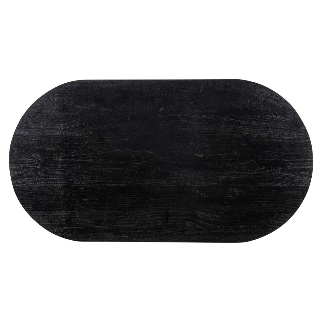 Table de bar Revelin black/gold 140