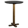 Table de bar Revelin black/gold 81Ø