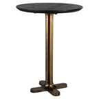 Table de bar Revelin black/gold 81Ø