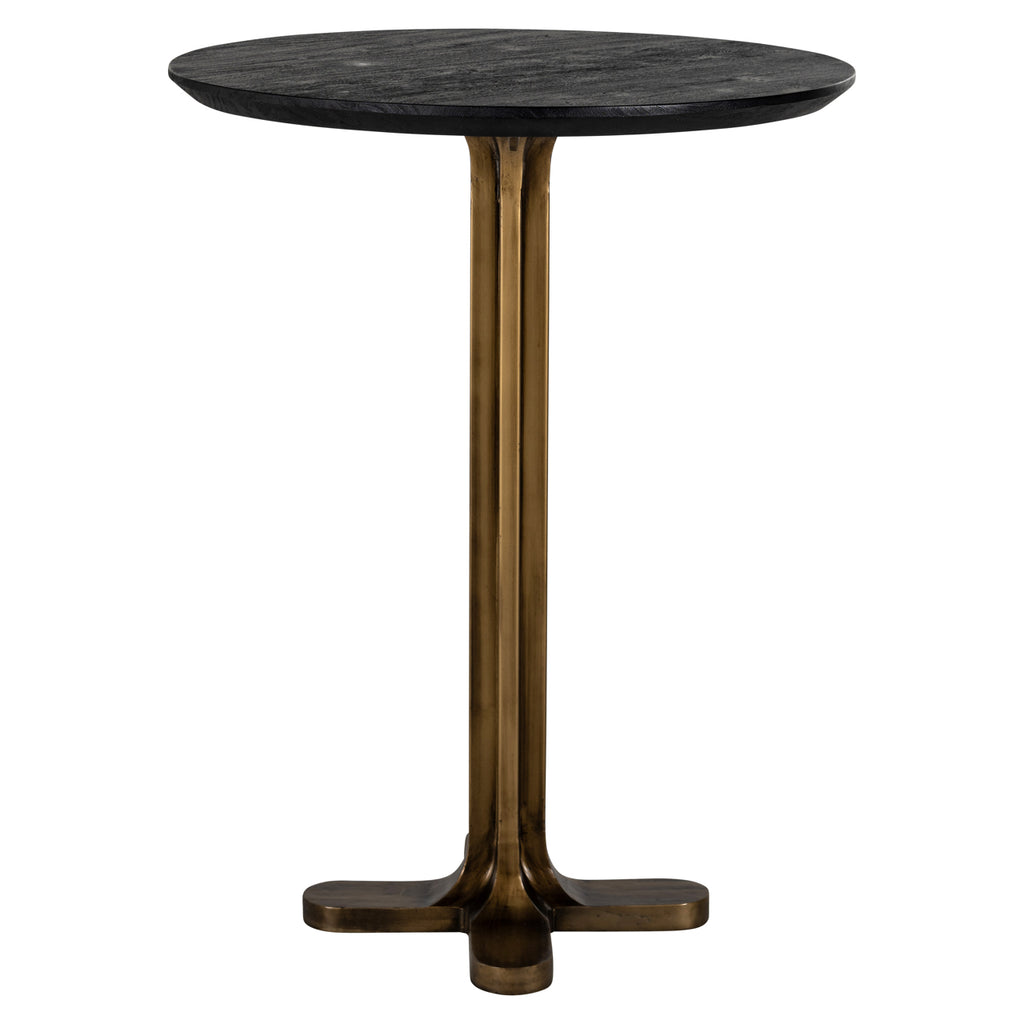 Table de bar Revelin black/gold 81Ø