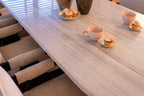 Chaise de salle à manger Cooper white chenille