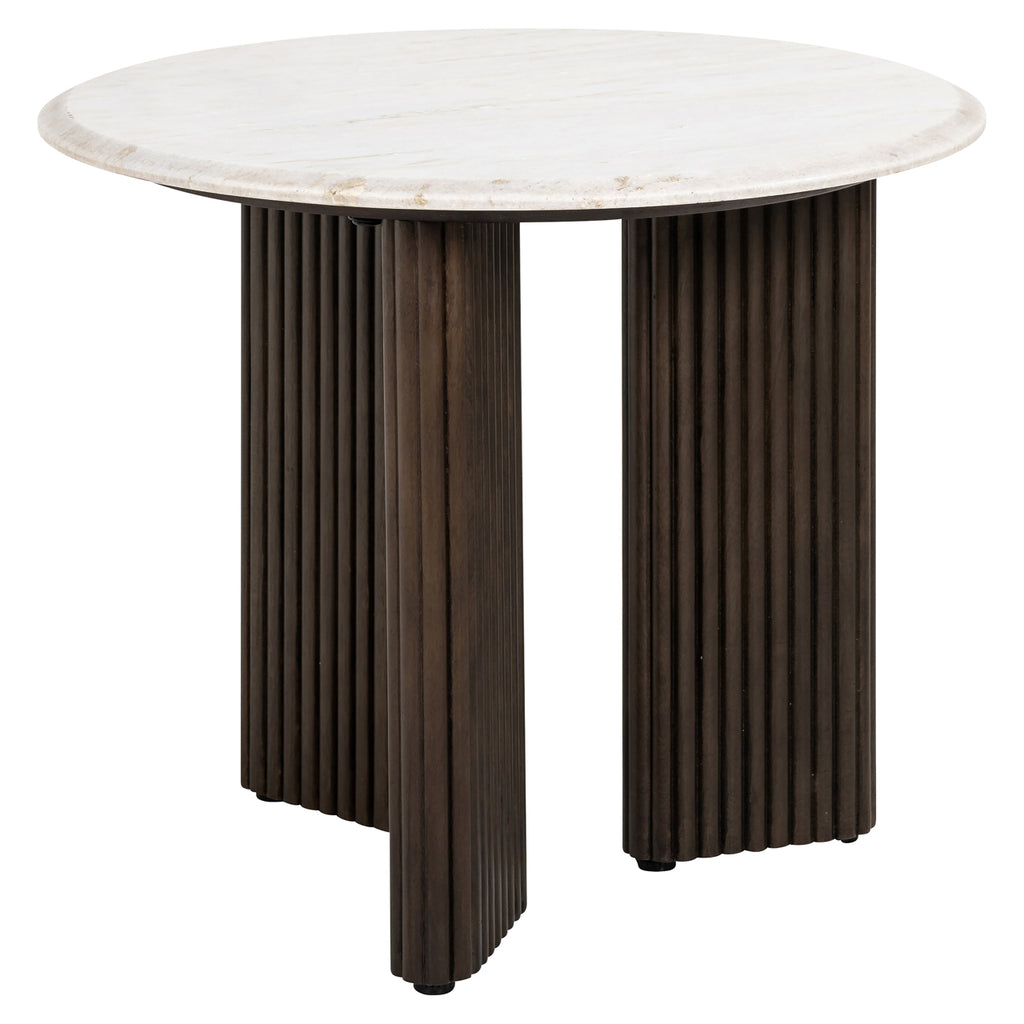 Table d'appoint Mayfield brown 55Ø