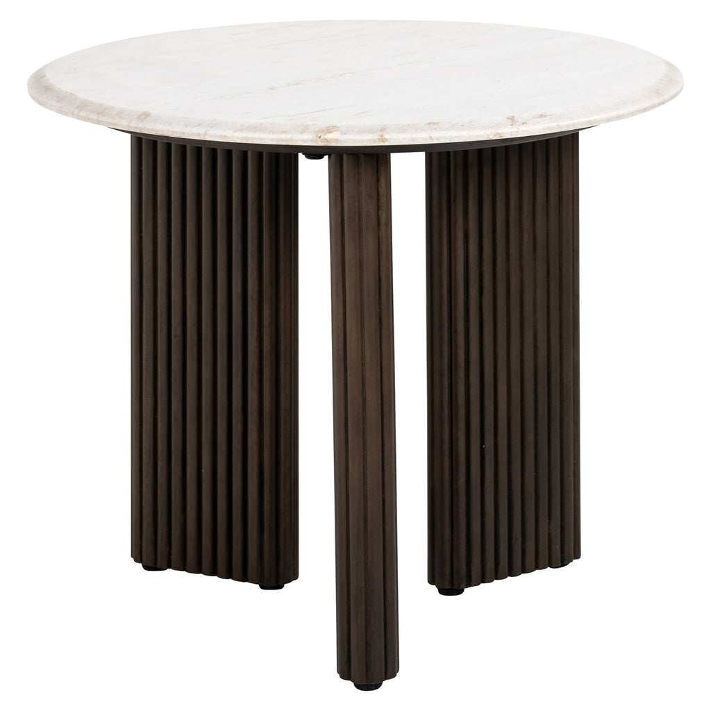 Table d'appoint Mayfield brown 55Ø