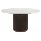 Table à manger Mayfield brown 140Ø