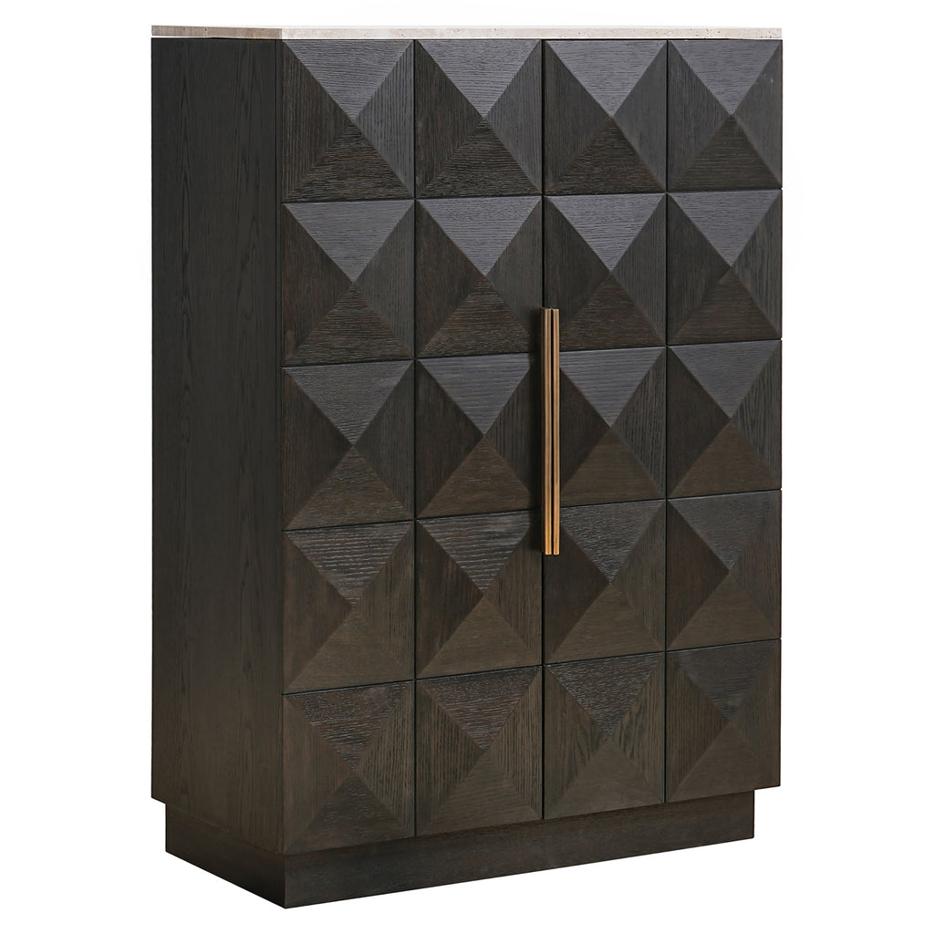 Armoire de rangement Claremont brown