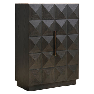 Armoire de rangement Claremont brown