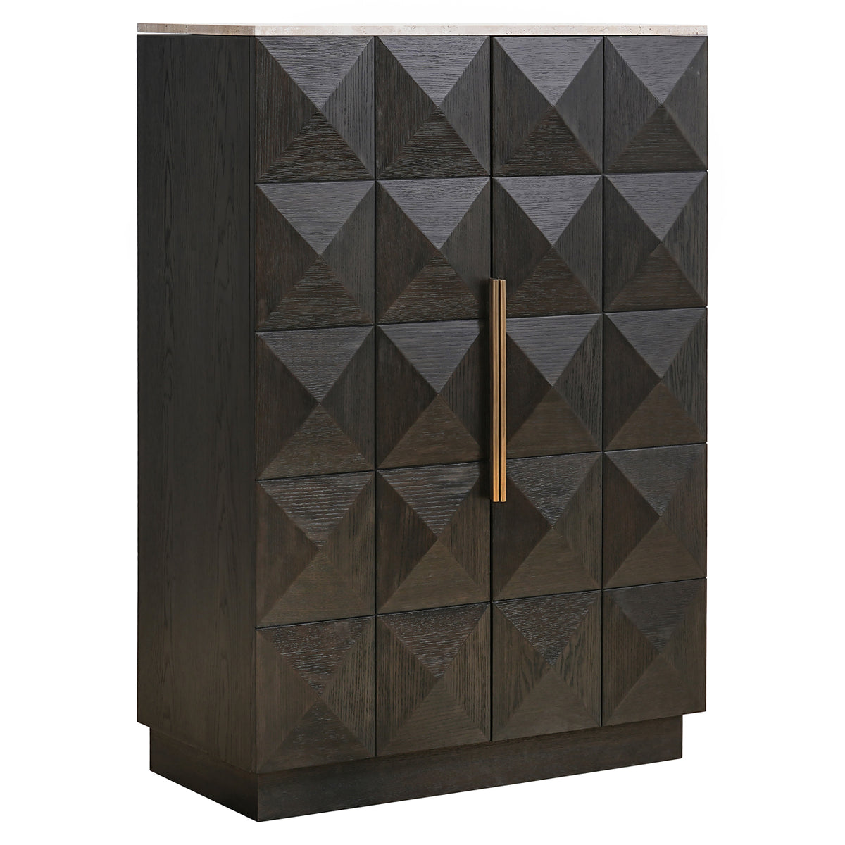 Armoire de rangement Claremont brown