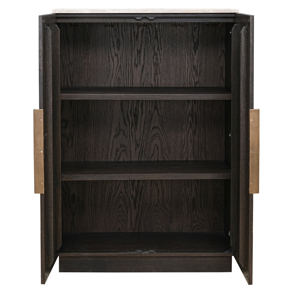 Armoire de rangement Claremont brown