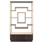Vitrine Claremont brown
