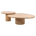 Table basse Oakley natural oak (Set of 2)