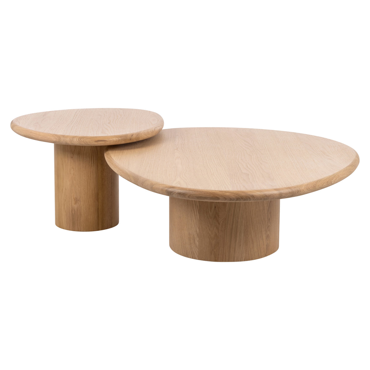 Table basse Oakley natural oak (Set of 2)