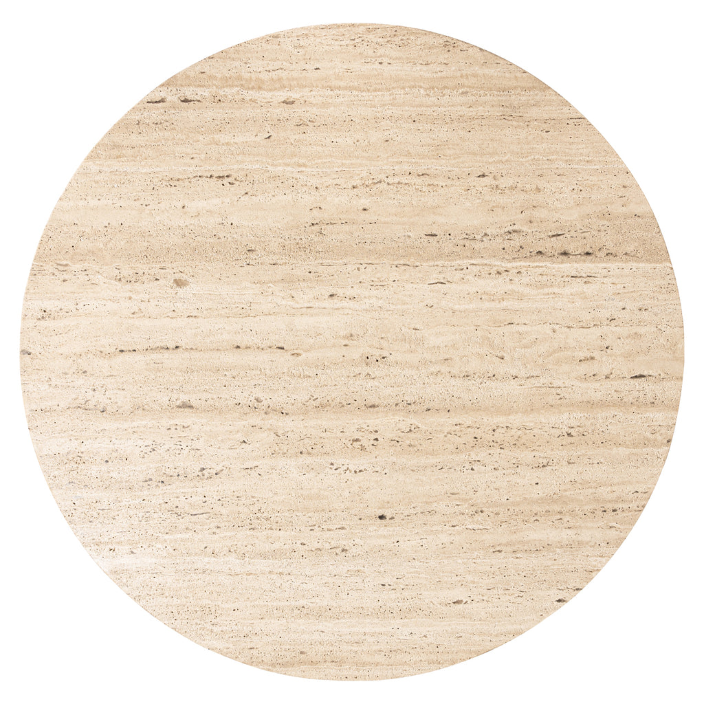 Table basse Hampton dark brown 90Ø