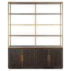 Vitrine Carter brown large 4-doors