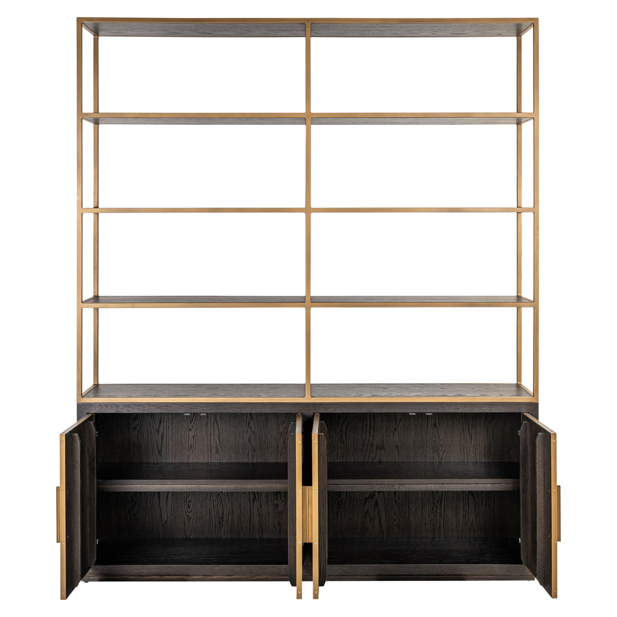 Vitrine Carter brown large 4-doors