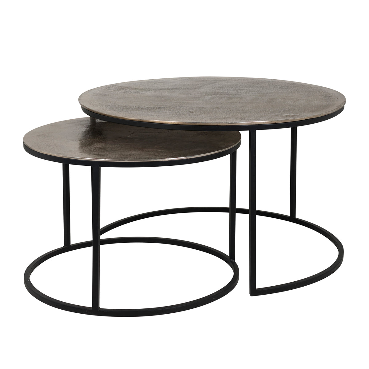 Table basse Asher champagne gold (Set of 2)