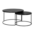 Table basse Bolder black (Set of 2)