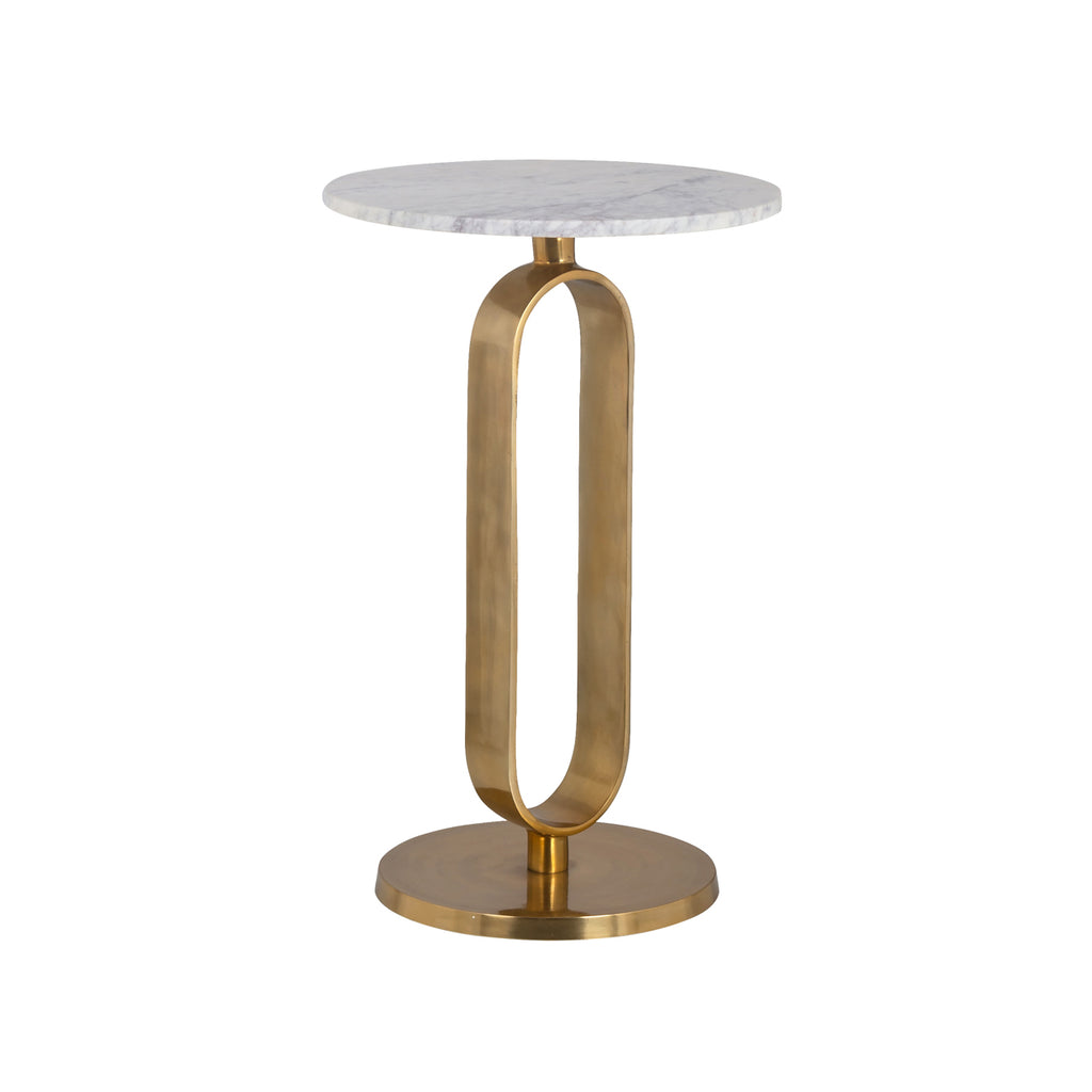 Table d'appoint Celine brushed gold