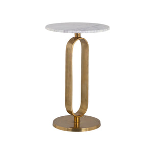 Table d'appoint Celine brushed gold