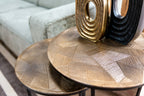 Vase Emar brushed gold small