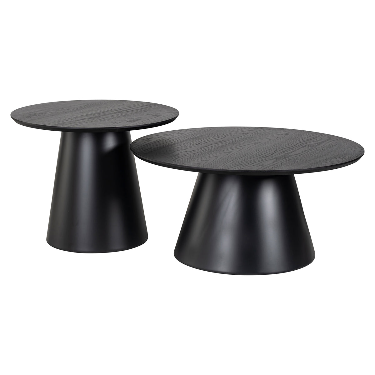 Table basse Jazz black (Set of 2)