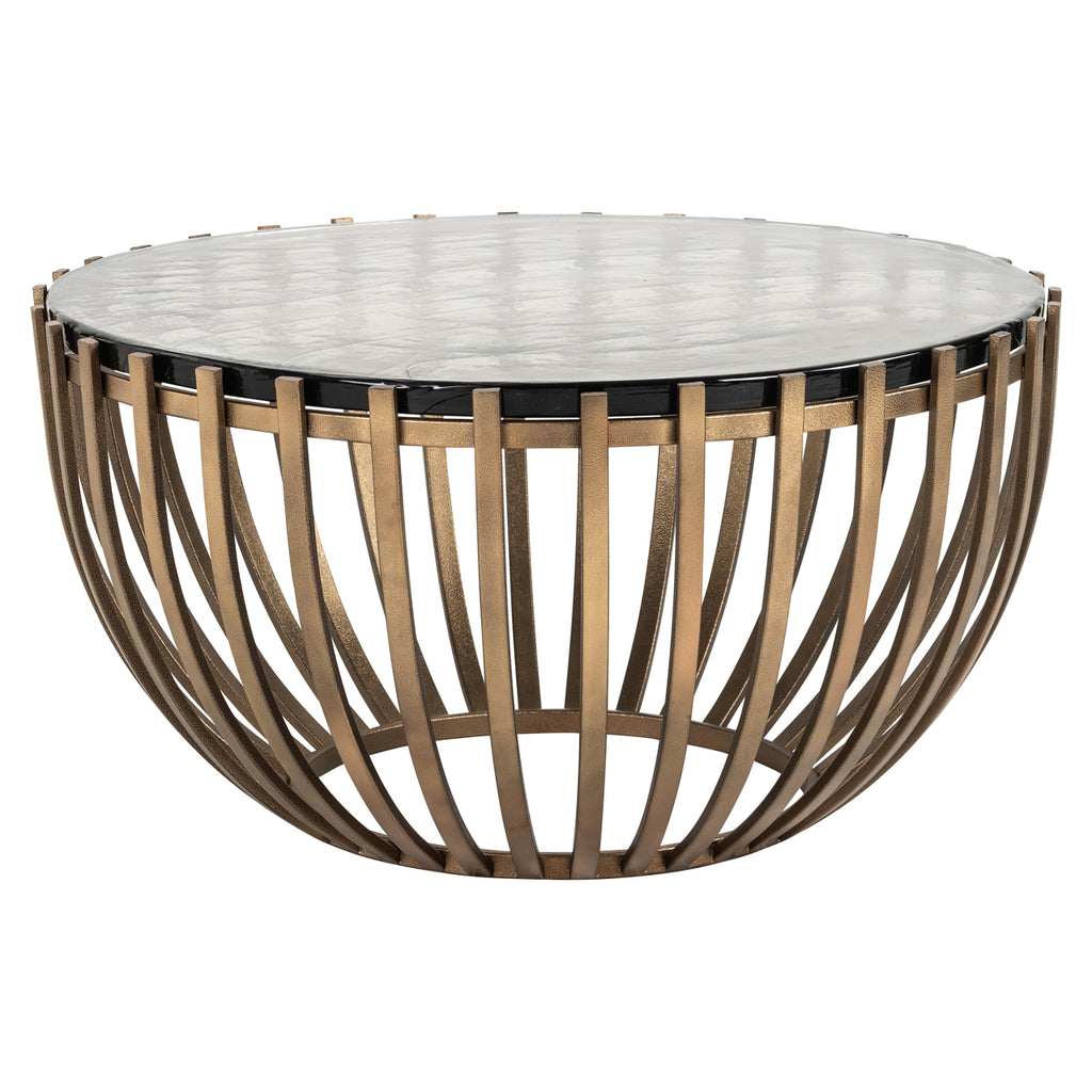 Table basse Volante gold 84Ø