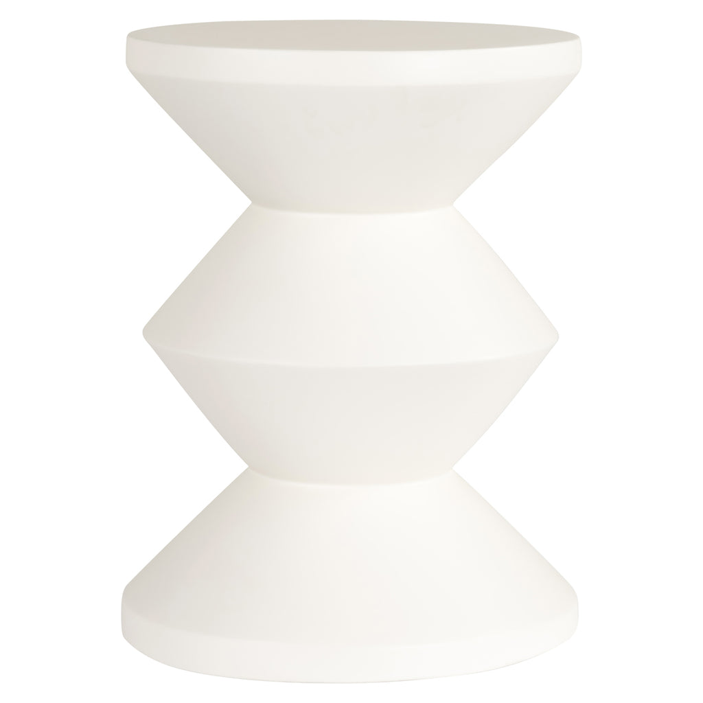 Table d'appoint Bloomstone white 35Ø
