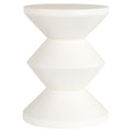 Table d'appoint Bloomstone white 35Ø