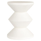 Table d'appoint Bloomstone white 35Ø