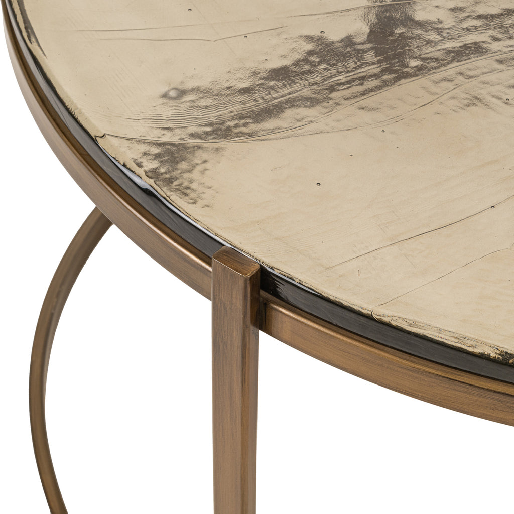 Table basse Cleo gold (Set of 2)