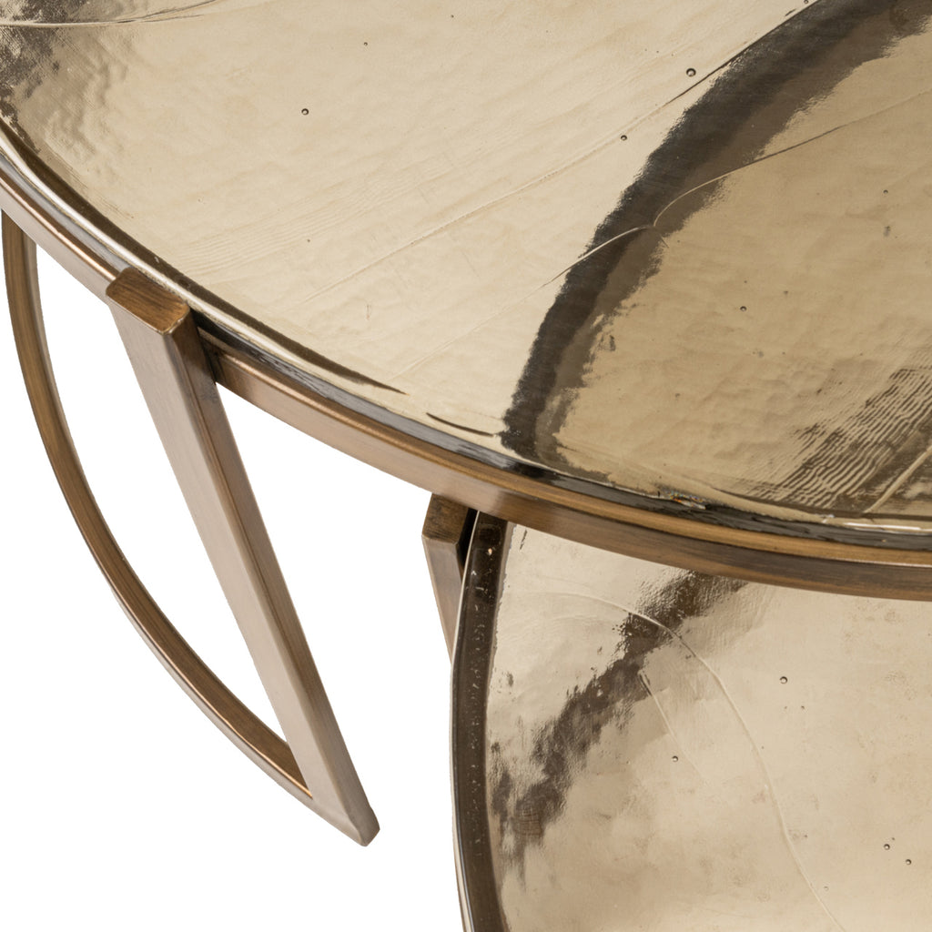 Table basse Cleo gold (Set of 2)