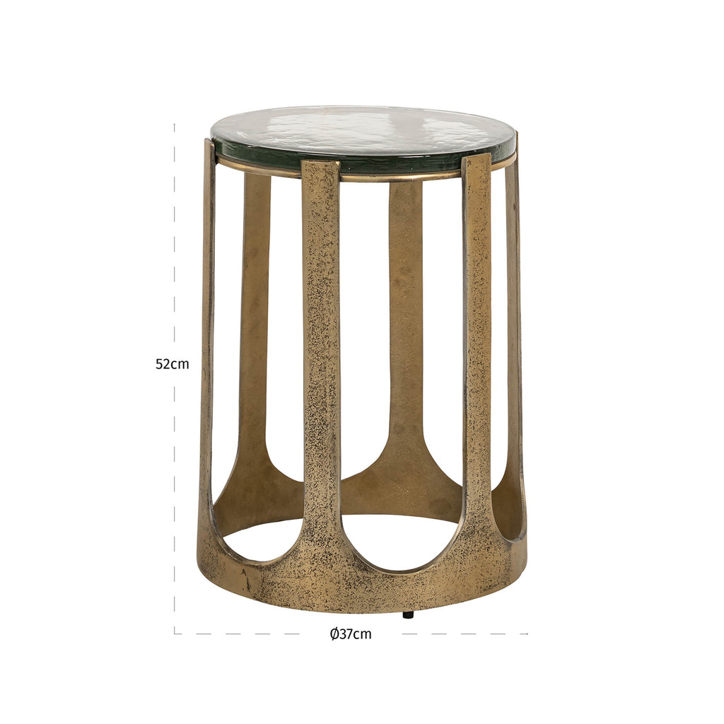Table d'appoint Rixo gold