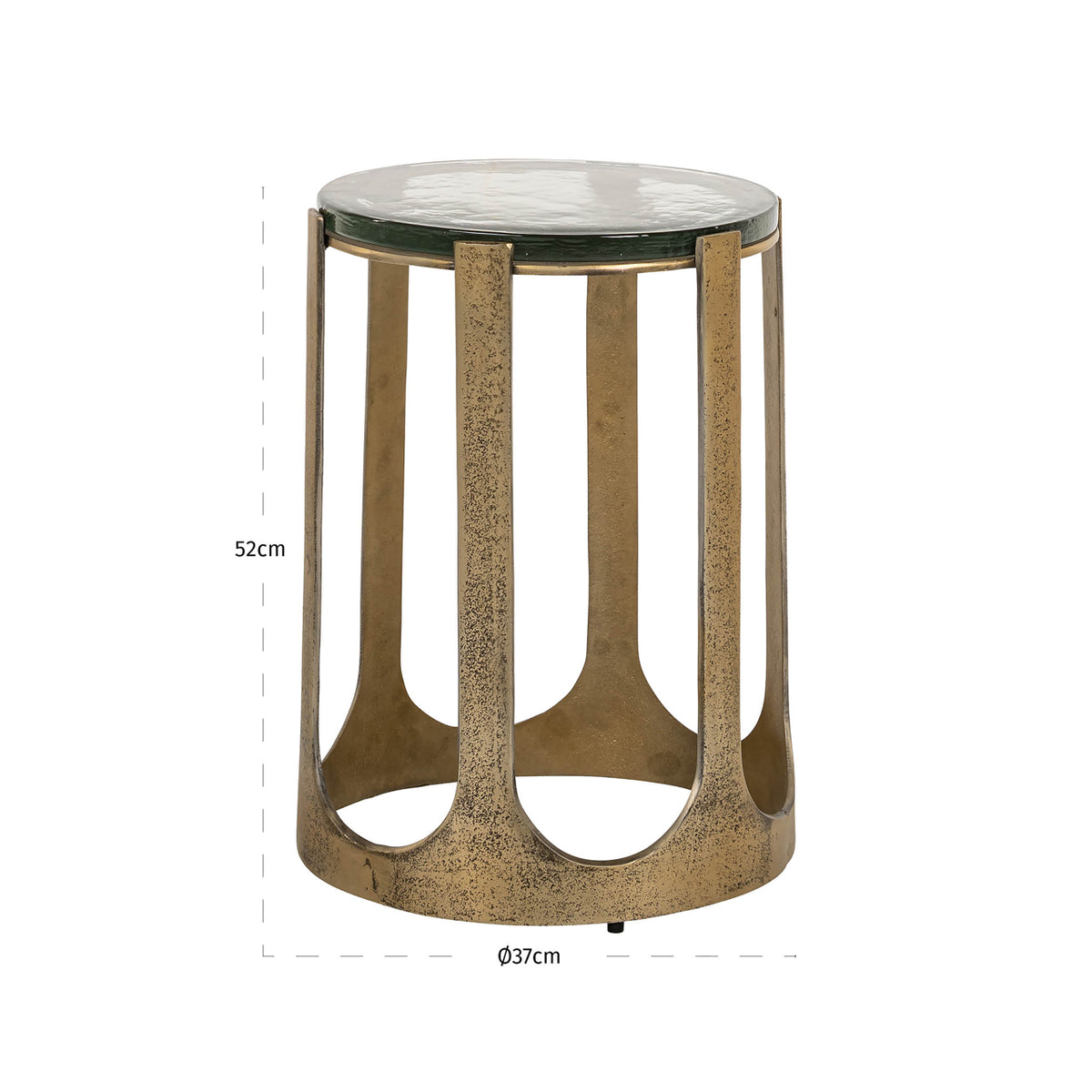 Table d'appoint Rixo gold