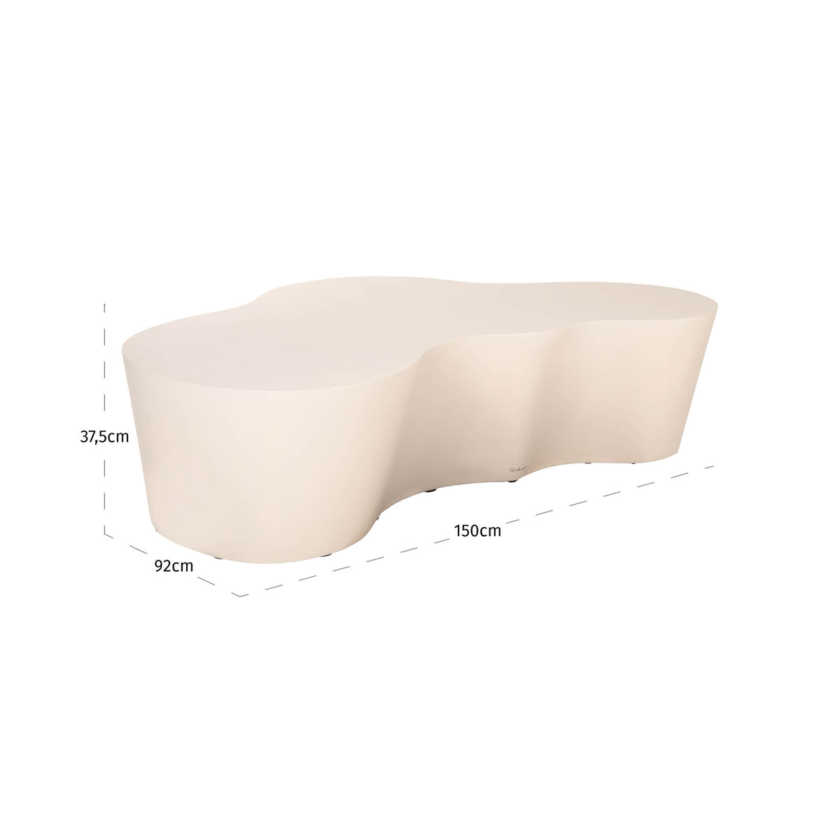 Table basse extérieure Urban Bloom sandstone