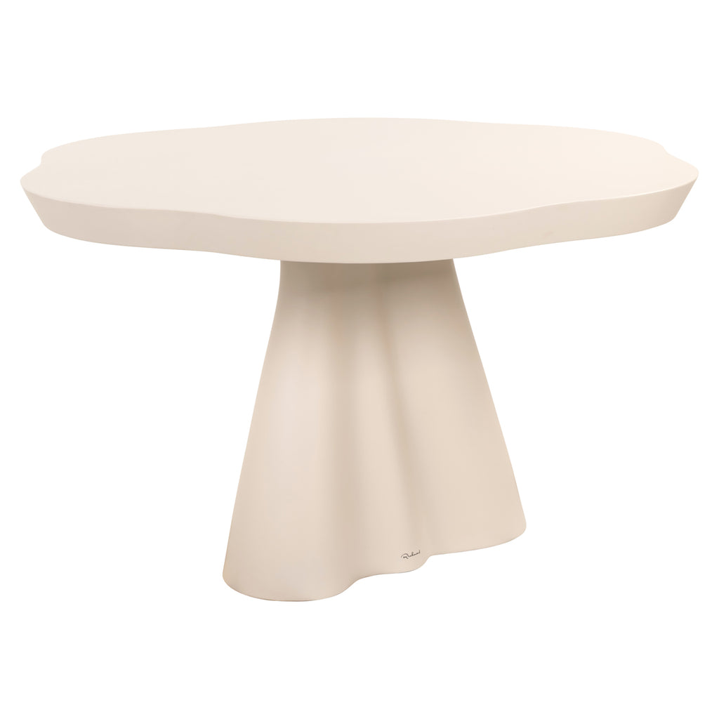 Table à manger extérieure Urban Bloom sandstone 140x140