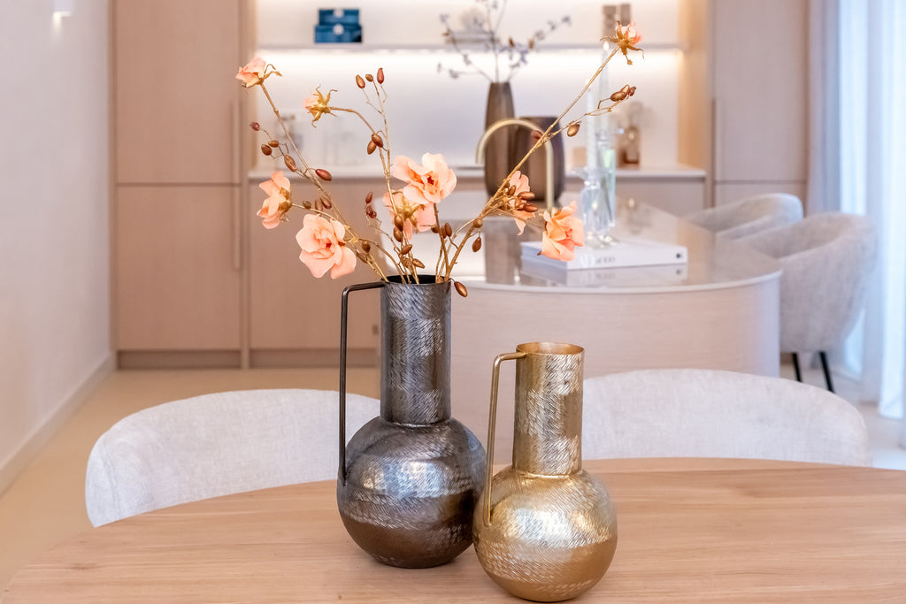Vase Leia gold small