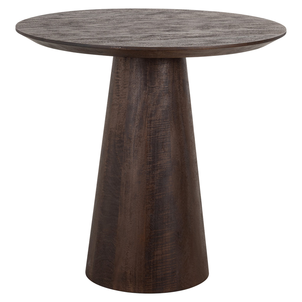 Table bistro Willow dark brown 80Ø