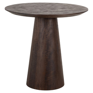 Table bistro Willow dark brown 80Ø