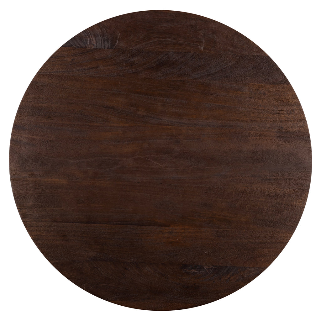 Table bistro Willow dark brown 80Ø