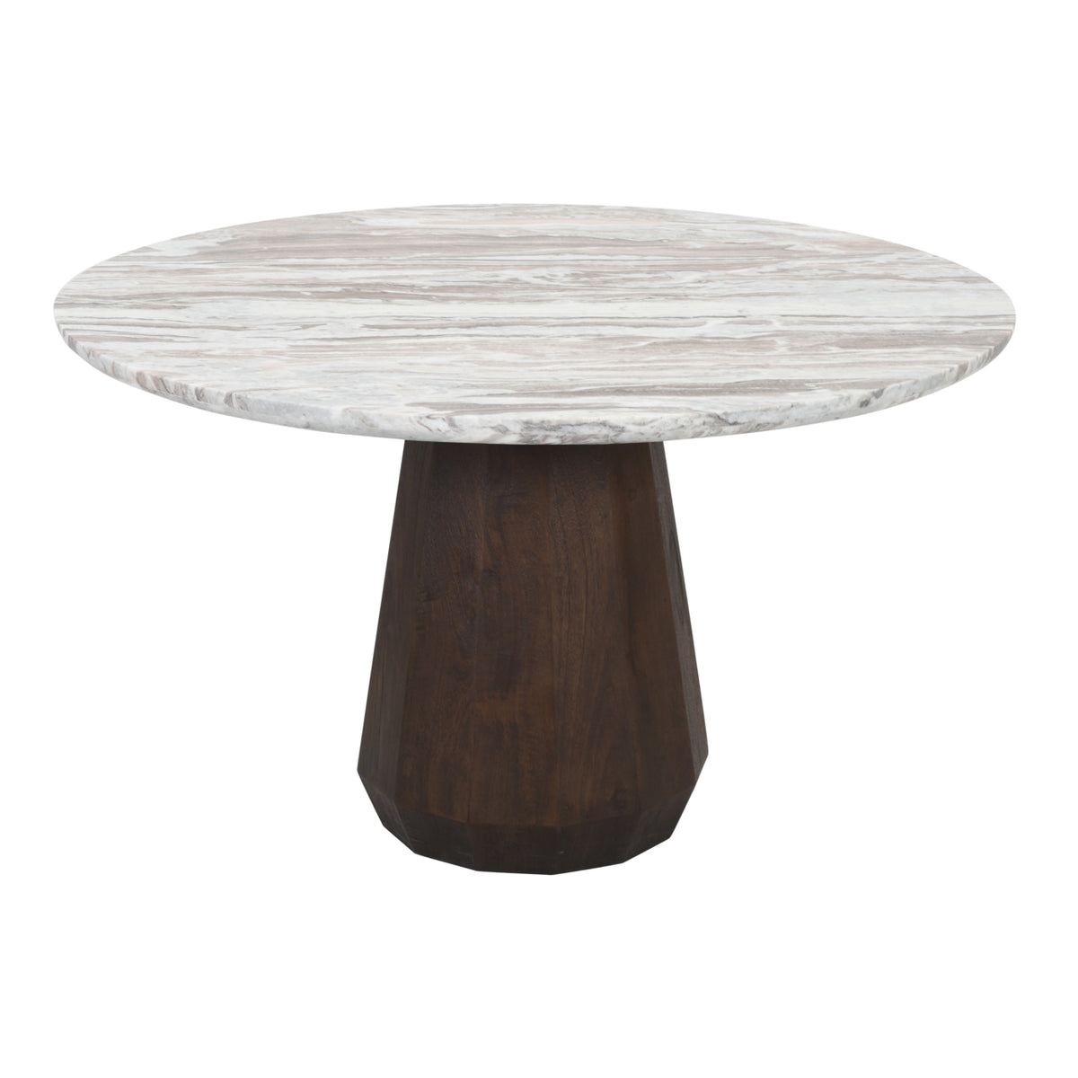 Table à manger Oberoy Blush beige 130Ø