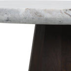 Table à manger Oberoy Blush beige 130Ø
