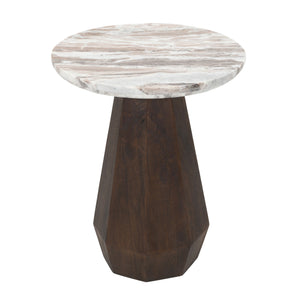 Table d'appoint Oberoy Blush beige 45Ø
