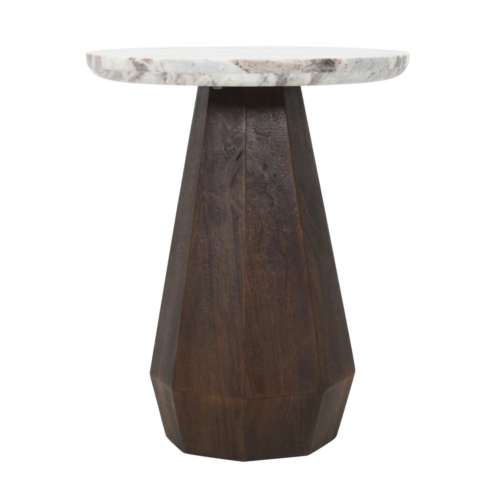 Table d'appoint Oberoy Blush beige 45Ø